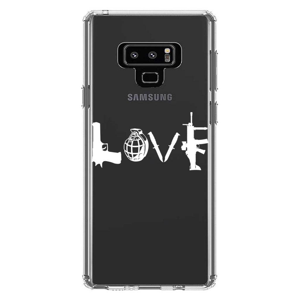 Love Guns Clear Shockproof iPhone Case, view 11
