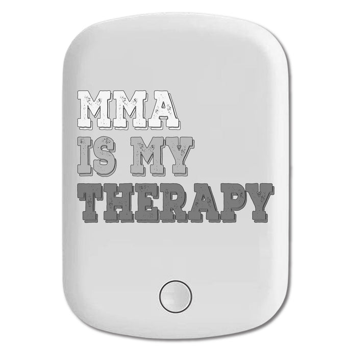 DistinctInk Magnetic Battery Pack, Wireless Portable Charger with USB-C Cable, Compatible with MagSafe iPhone 14 / 13 / 12 Series - MMA Is My Therapy