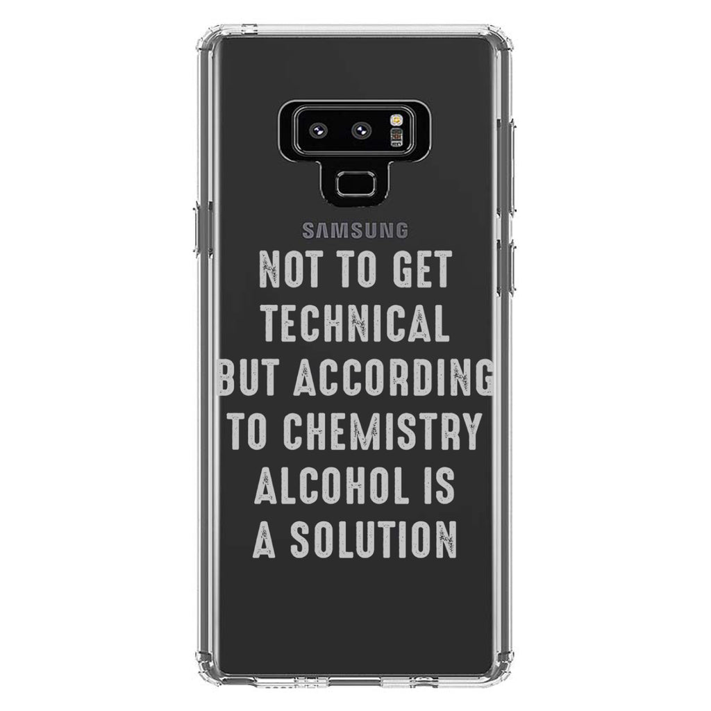 According to Chemistry Alcohol is a Solution Clear Shockproof iPhone Case, view 11