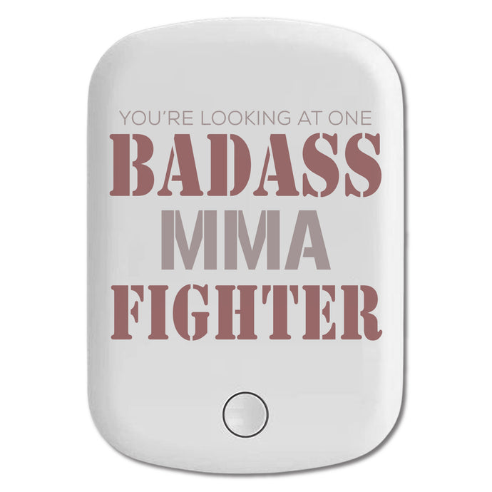 DistinctInk Magnetic Battery Pack, Wireless Portable Charger with USB-C Cable, Compatible with MagSafe iPhone 14 / 13 / 12 Series - You're Looking at One Badass MMA Fighter