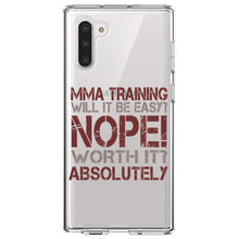 DistinctInk® Clear Shockproof Hybrid Case for Apple iPhone / Samsung Galaxy / Google Pixel - MMA Training Easy?  Nope!  Worth It!