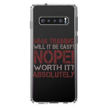 DistinctInk® Clear Shockproof Hybrid Case for Apple iPhone / Samsung Galaxy / Google Pixel - MMA Training Easy?  Nope!  Worth It!