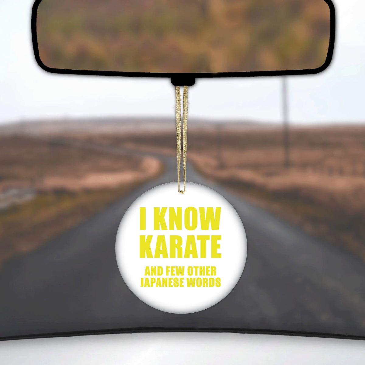 I Know Karate And Few Other Japanese Words Ceramic Ornament, view 3