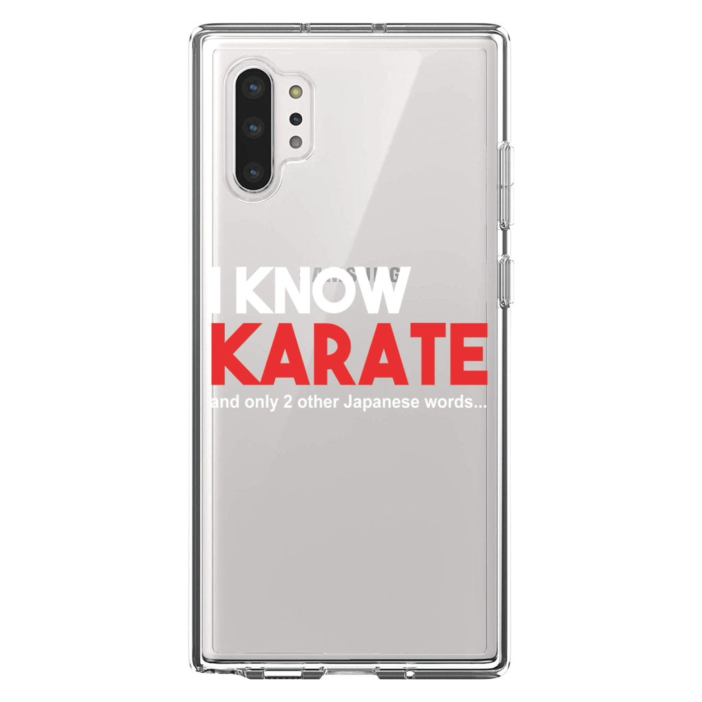 I Know Karate and Only 2 Other Japanese Words Clear Shockproof iPhone Case, view 10