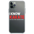 I Know Karate and Only 2 Other Japanese Words Clear Shockproof iPhone Case