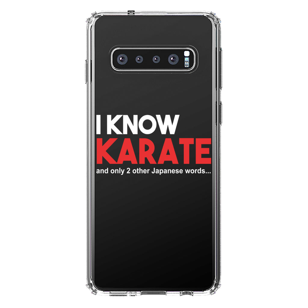 I Know Karate and Only 2 Other Japanese Words Clear Shockproof iPhone Case, view 16
