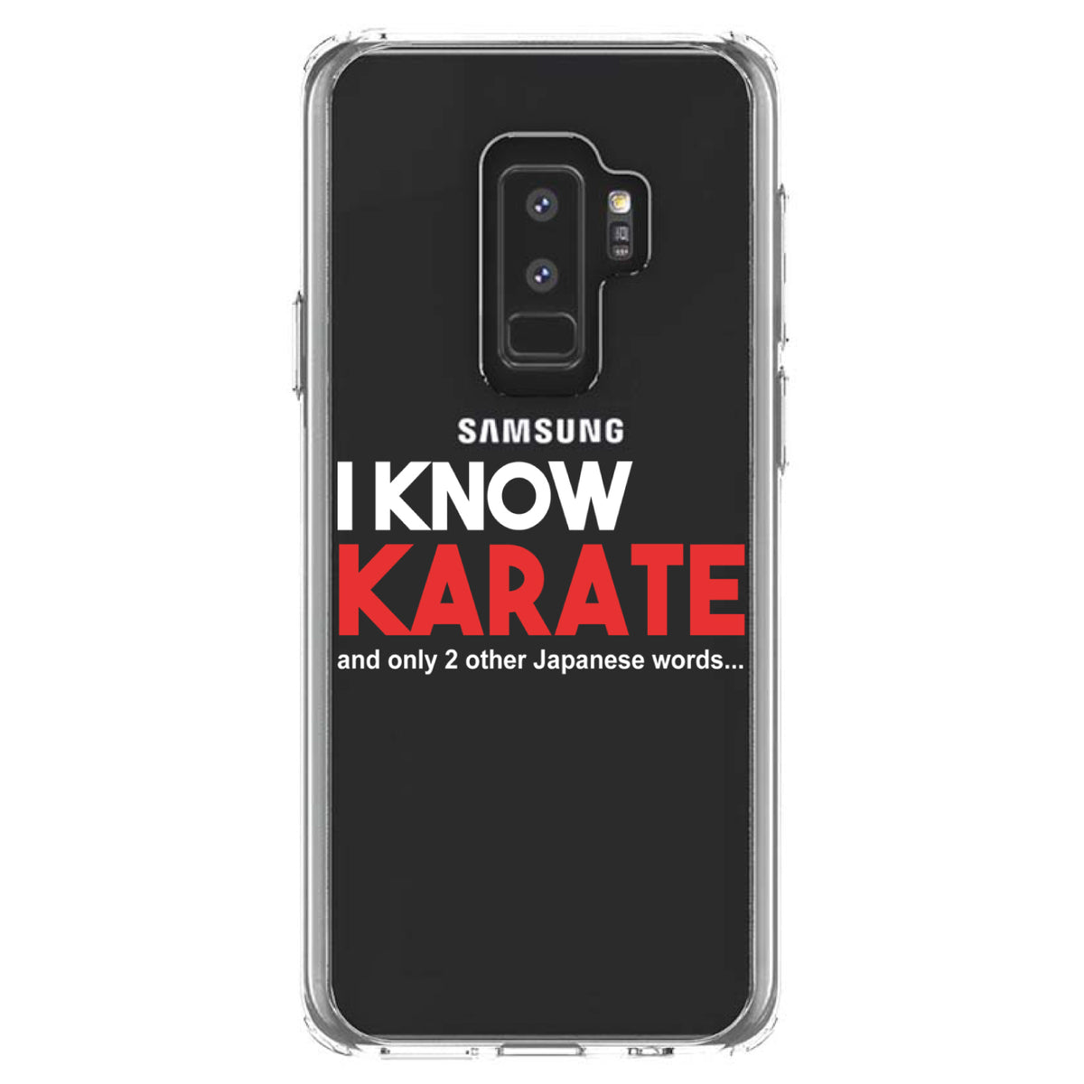 I Know Karate and Only 2 Other Japanese Words Clear Shockproof iPhone Case, view 20