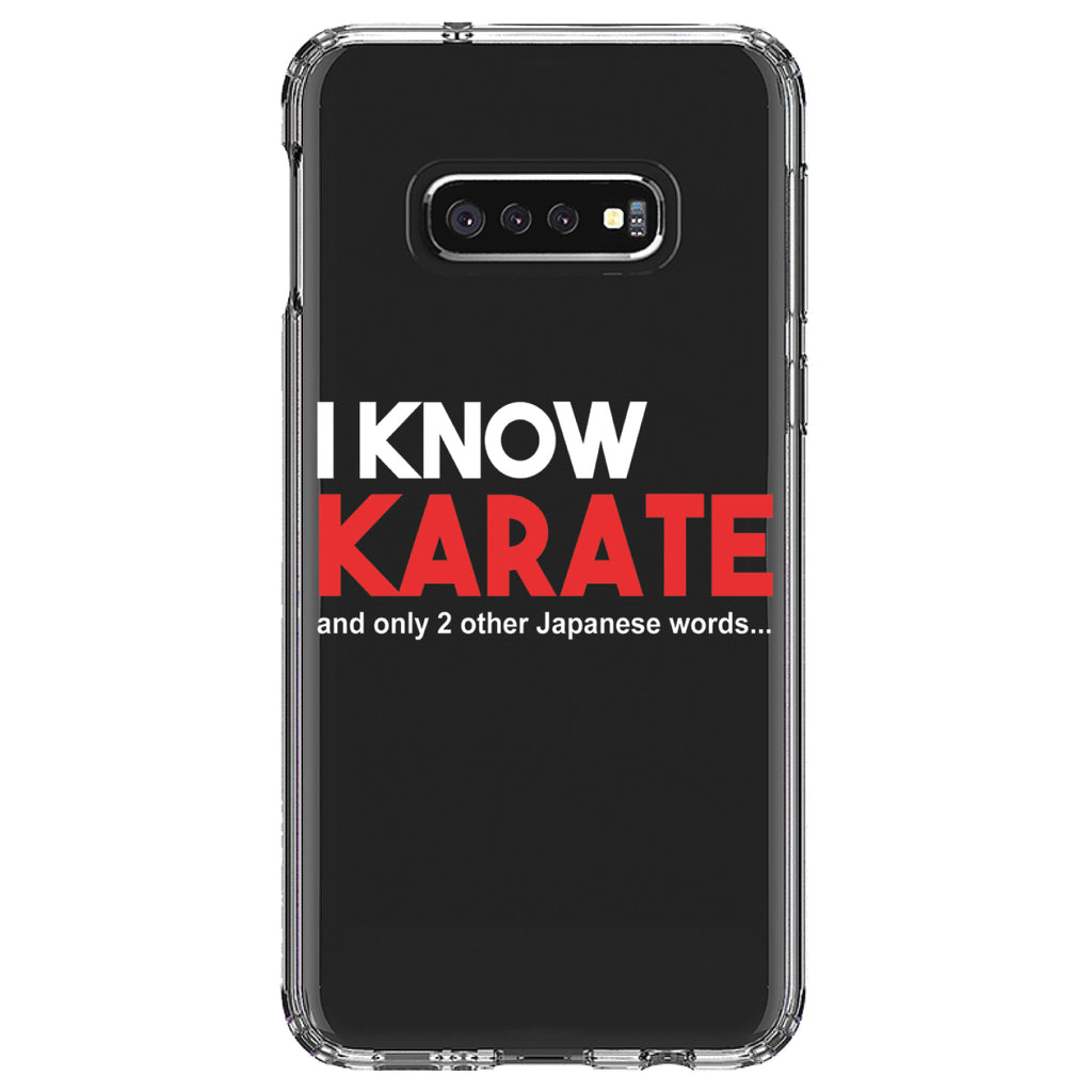 I Know Karate and Only 2 Other Japanese Words Clear Shockproof iPhone Case, view 18