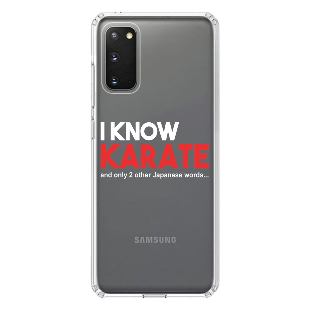 I Know Karate and Only 2 Other Japanese Words Clear Shockproof iPhone Case, view 15