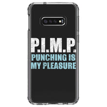 DistinctInk® Clear Shockproof Hybrid Case for Apple iPhone / Samsung Galaxy / Google Pixel - PIMP - Punching Is My Pleasure