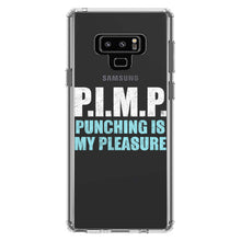 DistinctInk® Clear Shockproof Hybrid Case for Apple iPhone / Samsung Galaxy / Google Pixel - PIMP - Punching Is My Pleasure