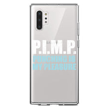 DistinctInk® Clear Shockproof Hybrid Case for Apple iPhone / Samsung Galaxy / Google Pixel - PIMP - Punching Is My Pleasure