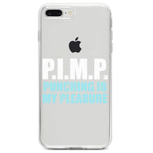 DistinctInk® Clear Shockproof Hybrid Case for Apple iPhone / Samsung Galaxy / Google Pixel - PIMP - Punching Is My Pleasure