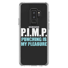 DistinctInk® Clear Shockproof Hybrid Case for Apple iPhone / Samsung Galaxy / Google Pixel - PIMP - Punching Is My Pleasure
