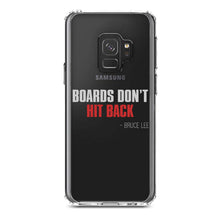 DistinctInk® Clear Shockproof Hybrid Case for Apple iPhone / Samsung Galaxy / Google Pixel - Boards Don't Hit Back