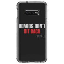 DistinctInk® Clear Shockproof Hybrid Case for Apple iPhone / Samsung Galaxy / Google Pixel - Boards Don't Hit Back
