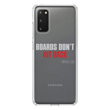 DistinctInk® Clear Shockproof Hybrid Case for Apple iPhone / Samsung Galaxy / Google Pixel - Boards Don't Hit Back