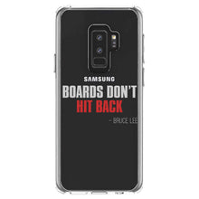 DistinctInk® Clear Shockproof Hybrid Case for Apple iPhone / Samsung Galaxy / Google Pixel - Boards Don't Hit Back
