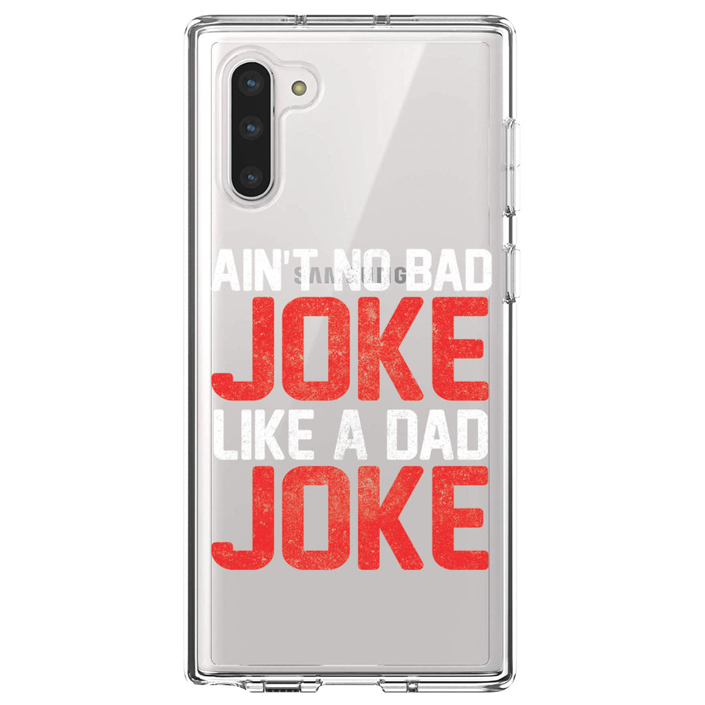 Ain't No Bad Joke Like a Dad Joke Clear Shockproof iPhone Case, view 9