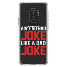 DistinctInk® Clear Shockproof Hybrid Case for Apple iPhone / Samsung Galaxy / Google Pixel - Ain't No Bad Joke Like a Dad Joke