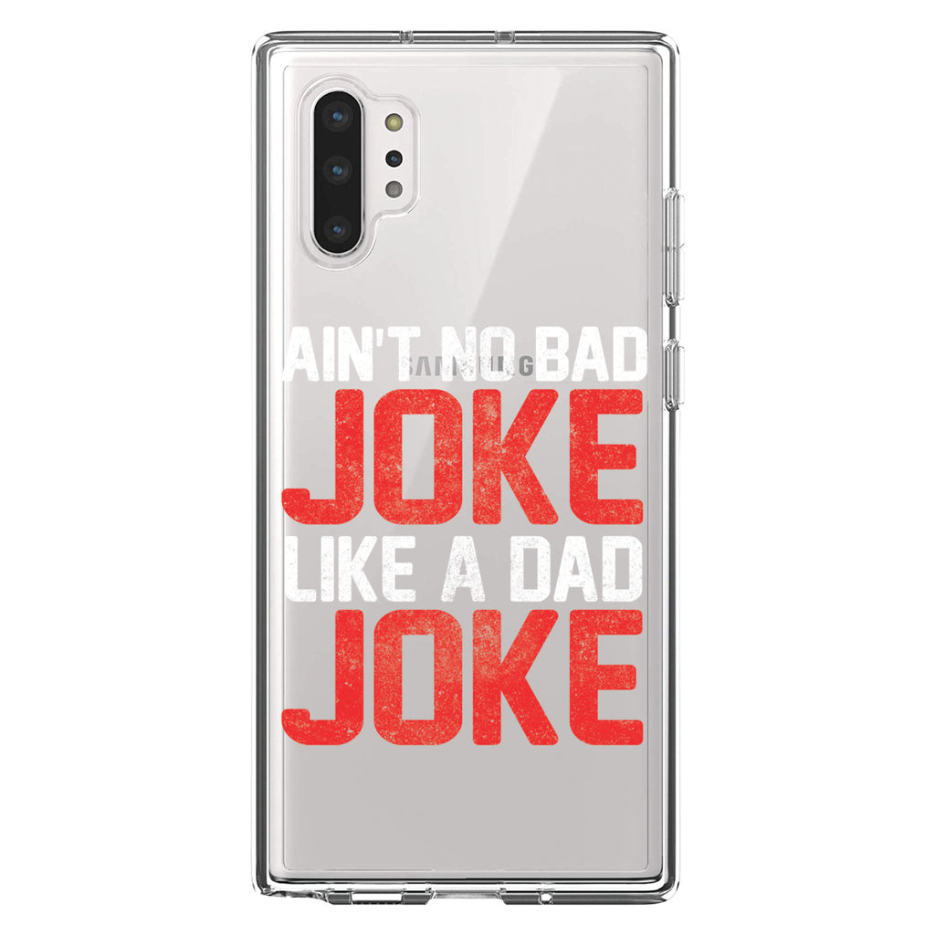 Ain't No Bad Joke Like a Dad Joke Clear Shockproof iPhone Case, view 10