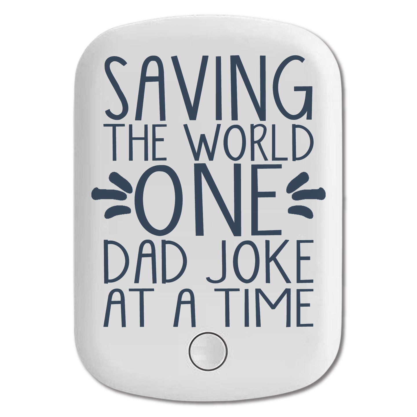 DistinctInk Magnetic Battery Pack, Wireless Portable Charger with USB-C Cable, Compatible with MagSafe iPhone 14 / 13 / 12 Series - Saving the World One Dad Joke at a Time