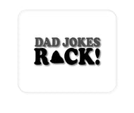 DistinctInk Custom Foam Rubber Mouse Pad - 1/4" Thick - Dad Jokes Rock