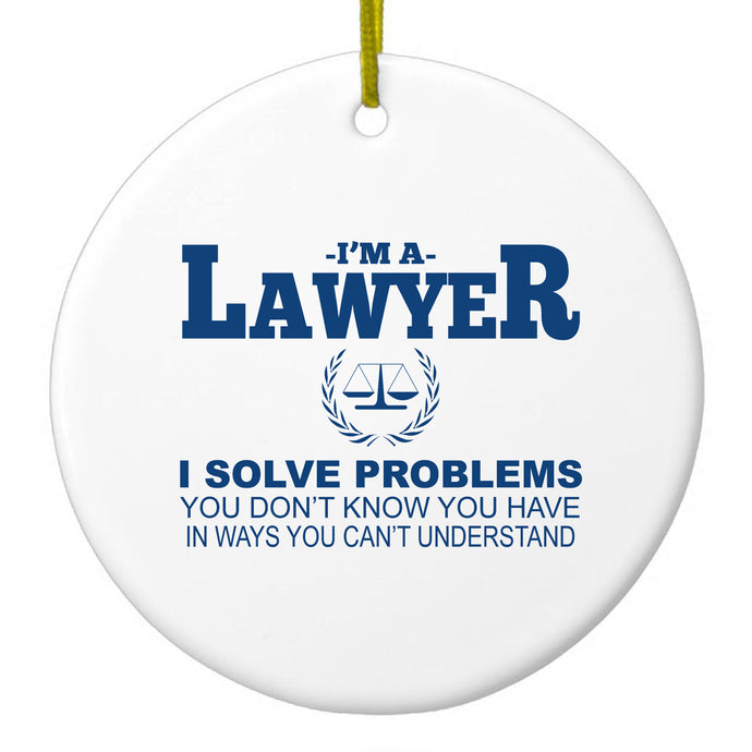 Solve Problems You Don't Know Ceramic Ornament