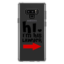 DistinctInk® Clear Shockproof Hybrid Case for Apple iPhone / Samsung Galaxy / Google Pixel - Hi.  I'm His Lawyer