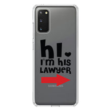 DistinctInk® Clear Shockproof Hybrid Case for Apple iPhone / Samsung Galaxy / Google Pixel - Hi.  I'm His Lawyer