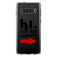 DistinctInk® Clear Shockproof Hybrid Case for Apple iPhone / Samsung Galaxy / Google Pixel - Hi.  I'm His Lawyer