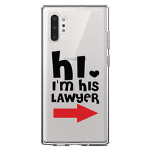 DistinctInk® Clear Shockproof Hybrid Case for Apple iPhone / Samsung Galaxy / Google Pixel - Hi.  I'm His Lawyer