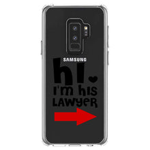 DistinctInk® Clear Shockproof Hybrid Case for Apple iPhone / Samsung Galaxy / Google Pixel - Hi.  I'm His Lawyer