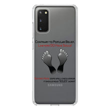 DistinctInk® Clear Shockproof Hybrid Case for Apple iPhone / Samsung Galaxy / Google Pixel - Lawyers DO Have Souls Oops Soles