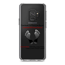 DistinctInk® Clear Shockproof Hybrid Case for Apple iPhone / Samsung Galaxy / Google Pixel - Lawyers DO Have Souls Oops Soles