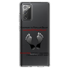 DistinctInk® Clear Shockproof Hybrid Case for Apple iPhone / Samsung Galaxy / Google Pixel - Lawyers DO Have Souls Oops Soles