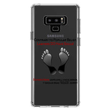 DistinctInk® Clear Shockproof Hybrid Case for Apple iPhone / Samsung Galaxy / Google Pixel - Lawyers DO Have Souls Oops Soles