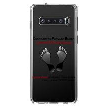 DistinctInk® Clear Shockproof Hybrid Case for Apple iPhone / Samsung Galaxy / Google Pixel - Lawyers DO Have Souls Oops Soles
