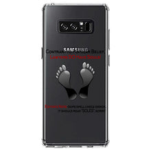 DistinctInk® Clear Shockproof Hybrid Case for Apple iPhone / Samsung Galaxy / Google Pixel - Lawyers DO Have Souls Oops Soles