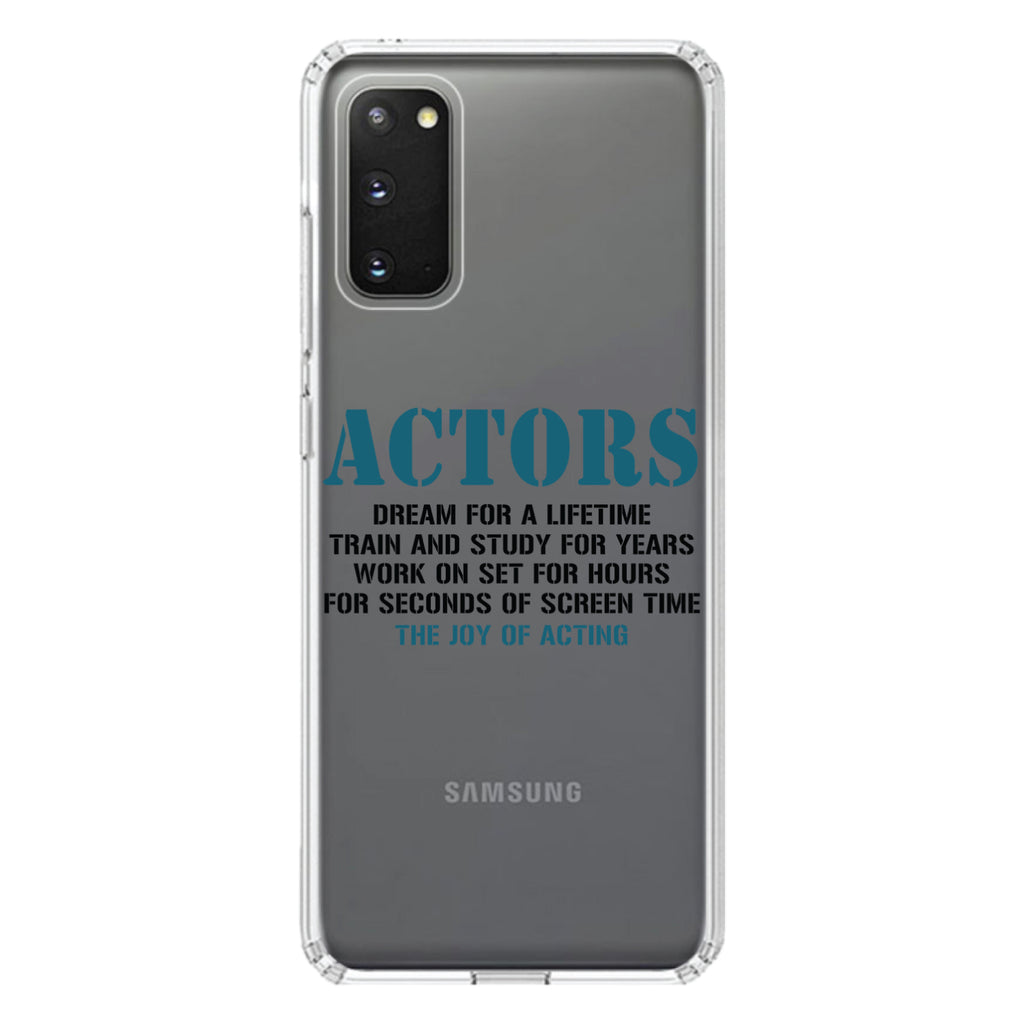 Actors Dream Train Study Work for Screen Time Clear Shockproof iPhone Case, view 14