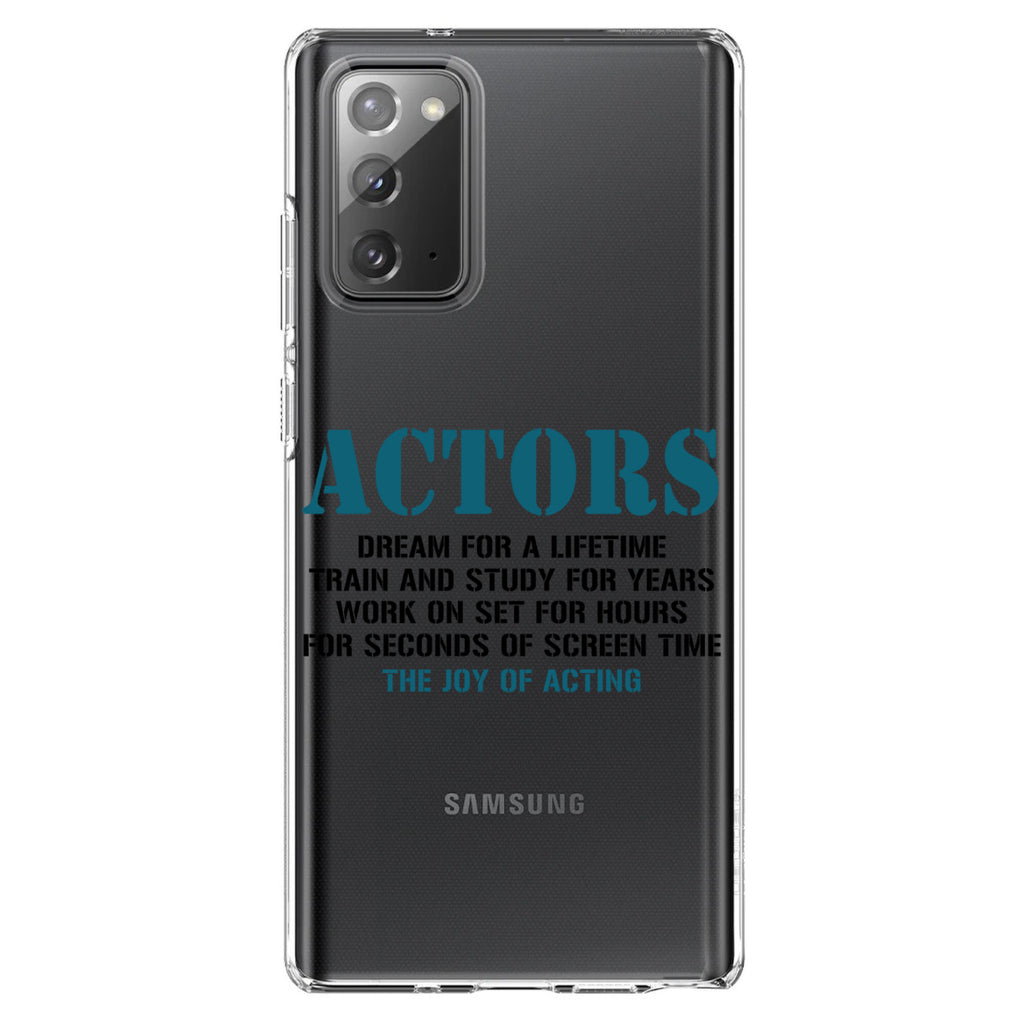 Actors Dream Train Study Work for Screen Time Clear Shockproof iPhone Case, view 7