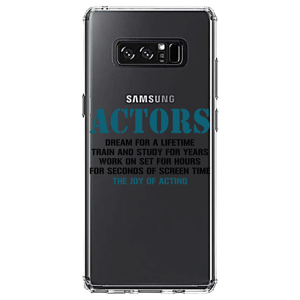 Actors Dream Train Study Work for Screen Time Clear Shockproof iPhone Case, view 12