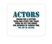 DistinctInk Custom Foam Rubber Mouse Pad - 1/4" Thick - Actors Dream Train Study Work for Screen Time