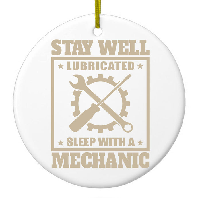 Stay Well Lubricated Sleep With a Mechanic Ceramic Ornament
