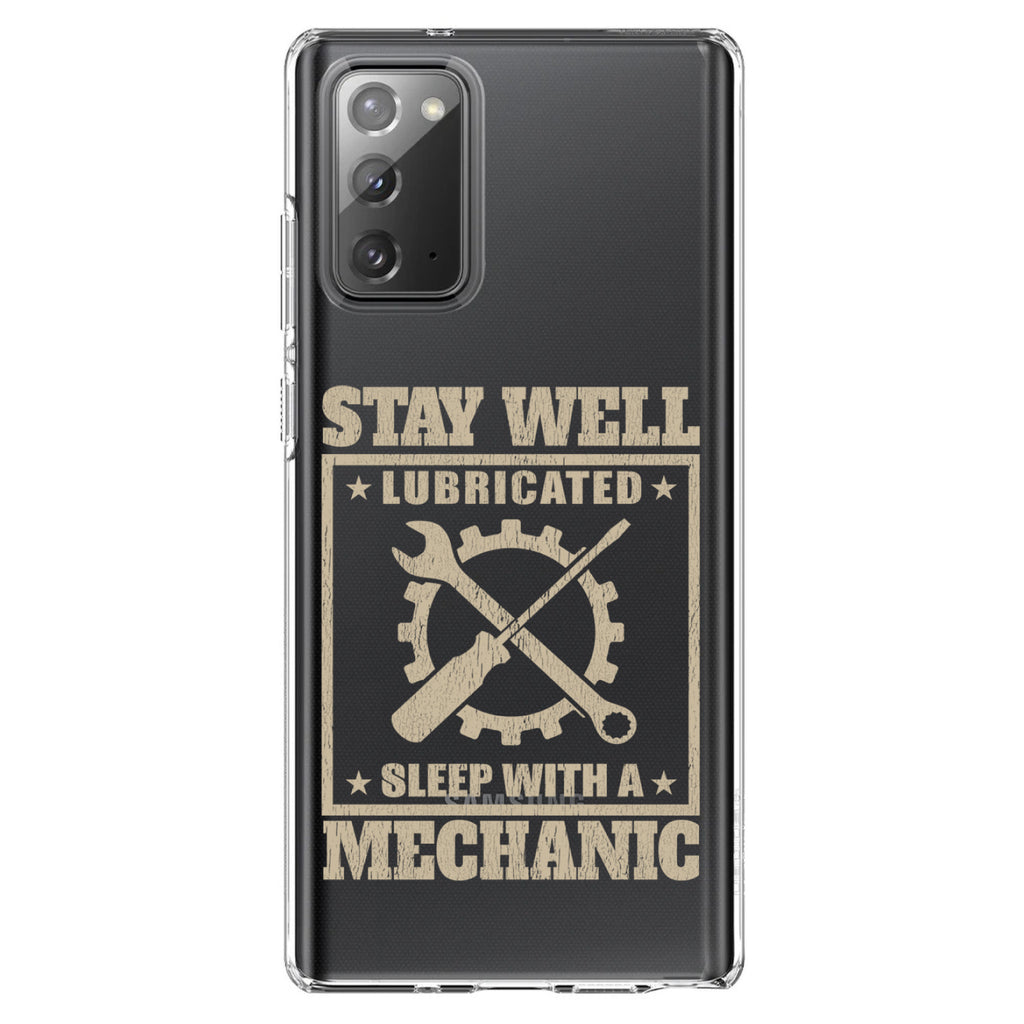Stay Well Lubricated Sleep With a Mechanic Clear Shockproof iPhone Case, view 8