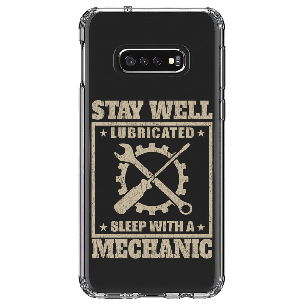 Stay Well Lubricated Sleep With a Mechanic Clear Shockproof iPhone Case, view 18