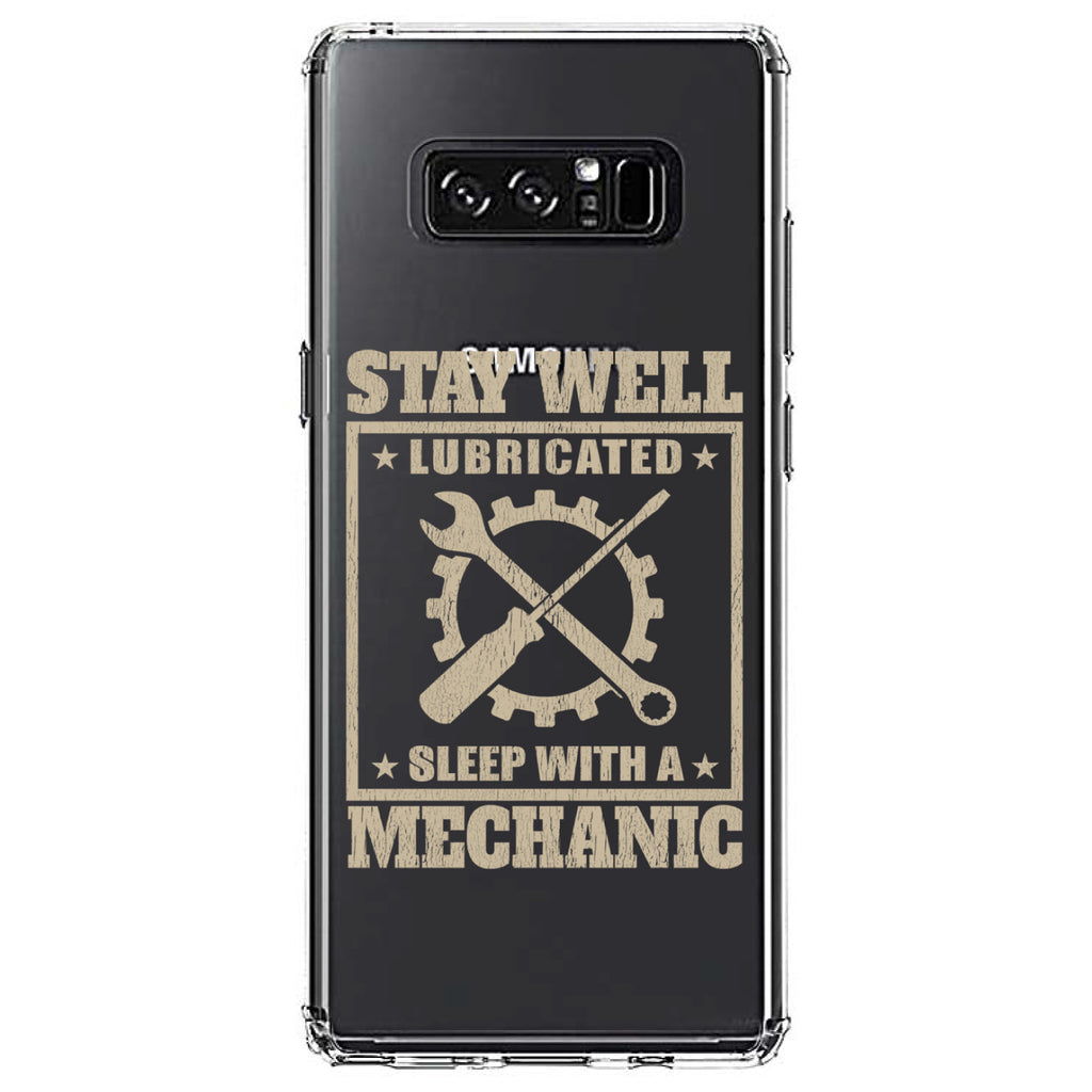 Stay Well Lubricated Sleep With a Mechanic Clear Shockproof iPhone Case, view 12