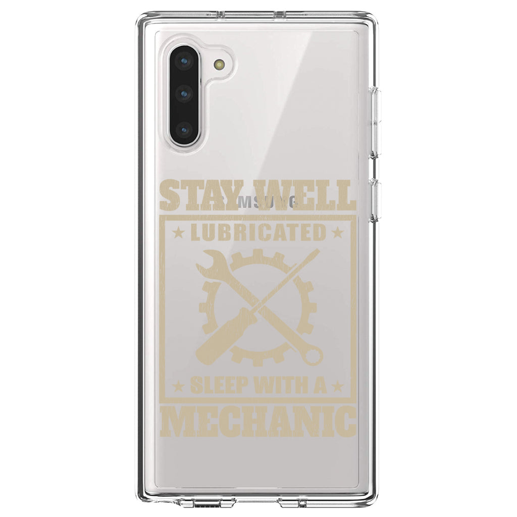 Stay Well Lubricated Sleep With a Mechanic Clear Shockproof iPhone Case, view 9