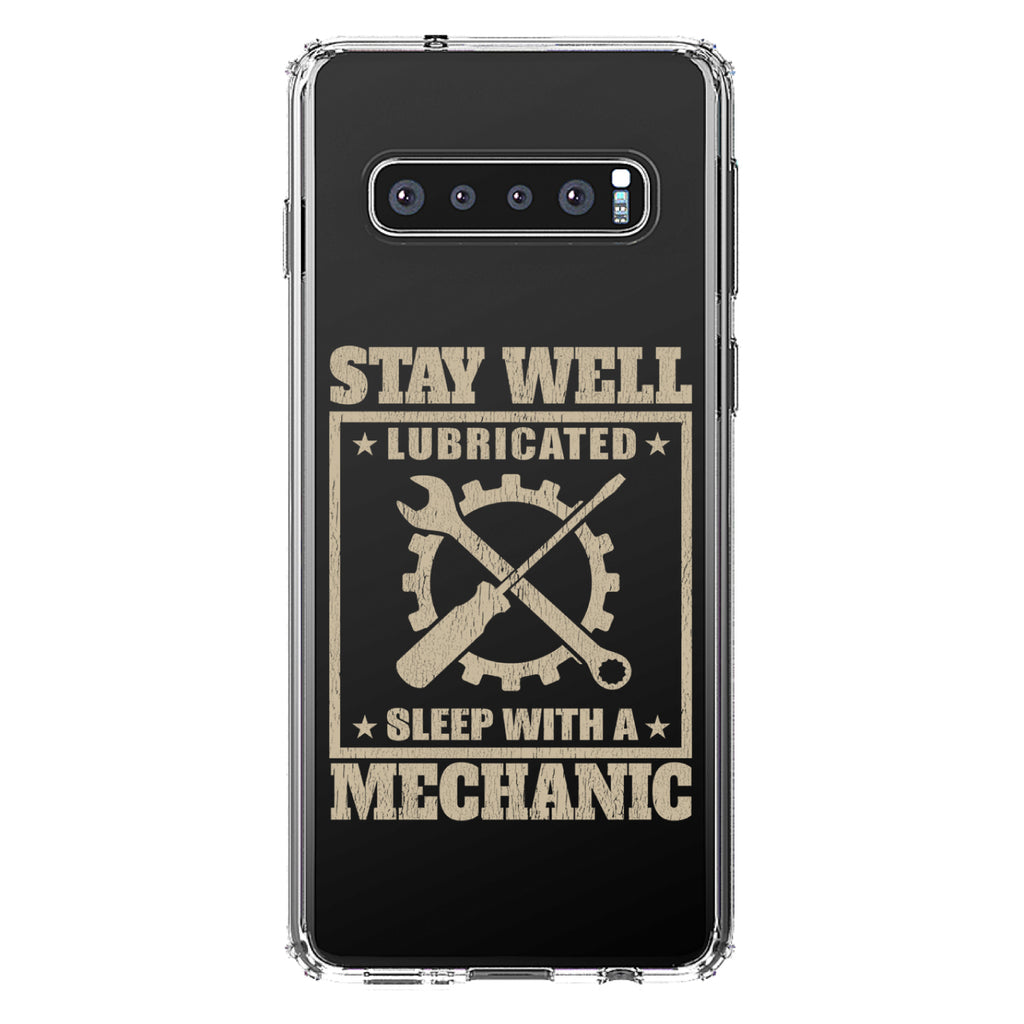 Stay Well Lubricated Sleep With a Mechanic Clear Shockproof iPhone Case, view 17