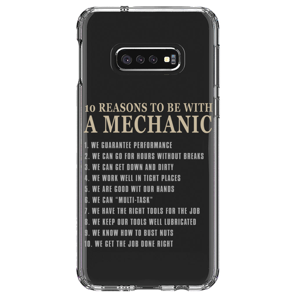 10 Reasons to Be With a Mechanic Clear Shockproof iPhone Case, view 18